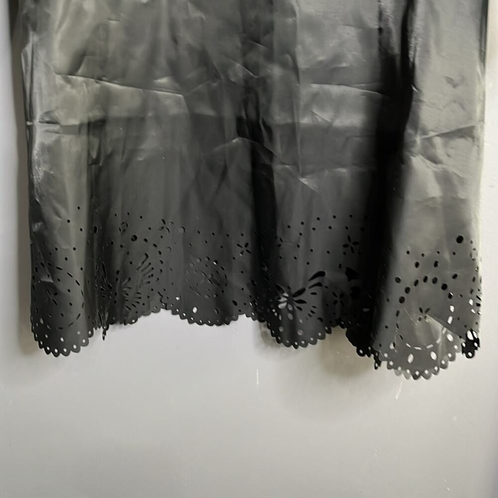 Paris Atelier & Other Stories Black Long Sleeve Dress Laser Cut Detail 4 - Picture 4 of 10